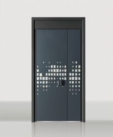 断桥铝木门6070